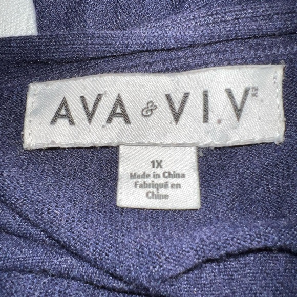 Ava & Viv Long Open Cardigan - Picture 5 of 6